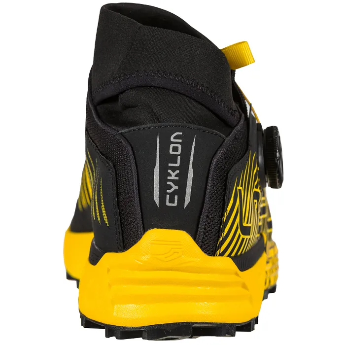Chaussure La Sportiva Cyklon Black / Yellow 7 Chaussure La Sportiva Cyklon Black / Yellow – Image 5