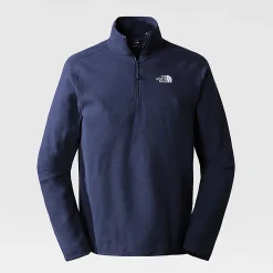 Polaire The North Face M 100 Glacier 1/4 Zip Summit Navy