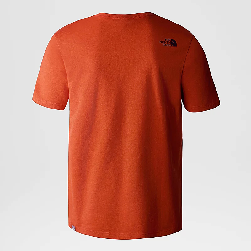 Tee Shirt The North Face M S/S Mountain Line Rusted Bronze-LED Yellow 4 Tee Shirt The North Face M S/S Mountain Line Rusted Bronze-LED Yellow – Image 2