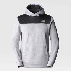 Sweat The North Face M Reaxion Fleece P/O Hoodie TNF LIGHT GREY HEATHER/ASPHALT GREY
