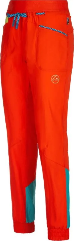 Pantalon La Sportiva Mantra W Cherry Tomato/green Banana