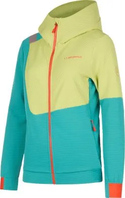 Veste La Sportiva Mood Hoody W Lagoon/green Banana