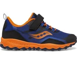 Chaussure Saucony Peregrine 12 Shield A/C Sneaker Navy Orange -Rossignol Soldes SK266100 3