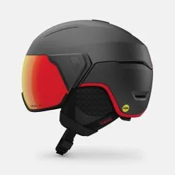 Casque Ski Giro Orbit Mips Spherical Matte Graphite/red -Rossignol Soldes casque ski giro aria mips spherical matte black 3