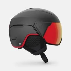Casque Ski Giro Orbit Mips Spherical Matte Graphite/red -Rossignol Soldes casque ski giro aria mips spherical matte black 4
