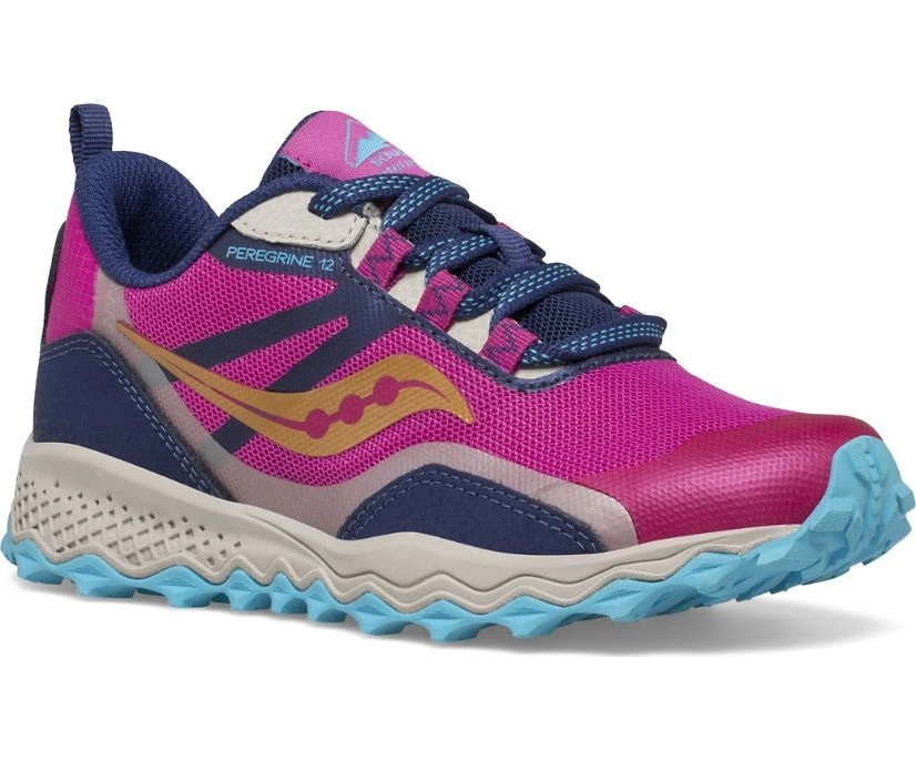 Chaussure Saucony Peregrine 12 Shield Sneaker Navy Pink Turquoise 3 Chaussure Saucony Peregrine 12 Shield Sneaker Navy Pink Turquoise