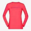 Haut Norrona Equaliser Merino Women Round Neck Crisp Ruby -Rossignol Soldes haut norrona equaliser merino women round neck crisp rub