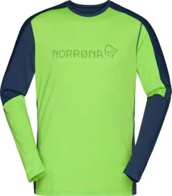 Norrona Equaliser Merino Round Neck M's Bamboo Green/ Vint