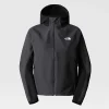 Sofshell Capuche The North Face W Athletic Outdoor Asphalt Grey / Tnf Black -Rossignol Soldes sofshell capuche the north face w athletic outdoor aspha