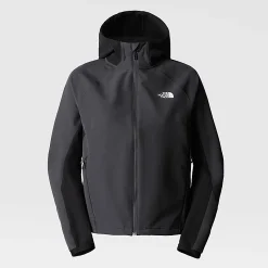 Sofshell Capuche The North Face W Athletic Outdoor Asphalt Grey / Tnf Black