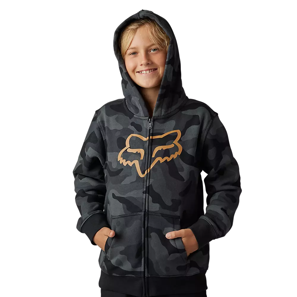 Sweat Fox Enfant Camo Pack Zip Fleece Black Camo 4 Sweat Fox Enfant Camo Pack Zip Fleece Black Camo – Image 2