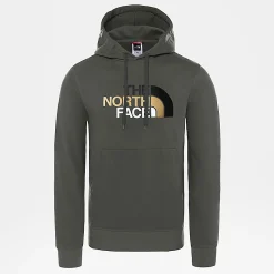 Sweat The North Face M Light Drew Peak Pullover Hoodie New Taupe Green