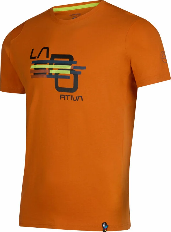 Tee-shirt La Sportiva Stripe Cube M Hawaiian Sun 3 Tee-shirt La Sportiva Stripe Cube M Hawaiian Sun