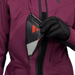 Veste Black Diamond W Dawn Patrol Hybrid Shell Blackberry-Black -Rossignol Soldes veste black diamond w dawn patrol hybrid shell 2
