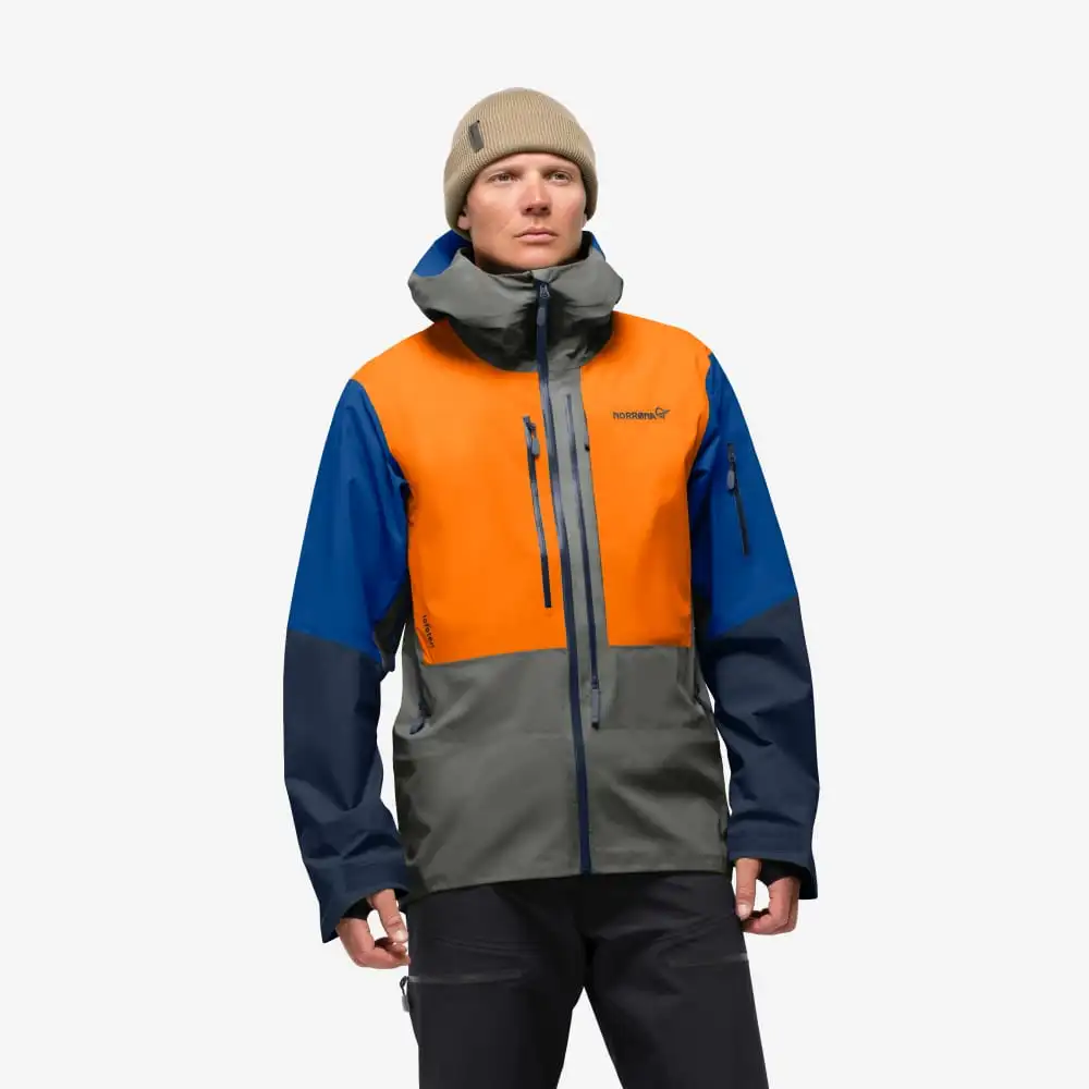 Veste Norrona Lofoten Gore-tex Pro Castor Grey Orange 4 Veste Norrona Lofoten Gore-tex Pro Castor Grey Orange – Image 2