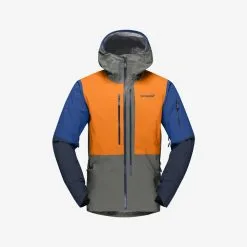Veste Norrona Lofoten Gore-tex Pro Castor Grey Orange